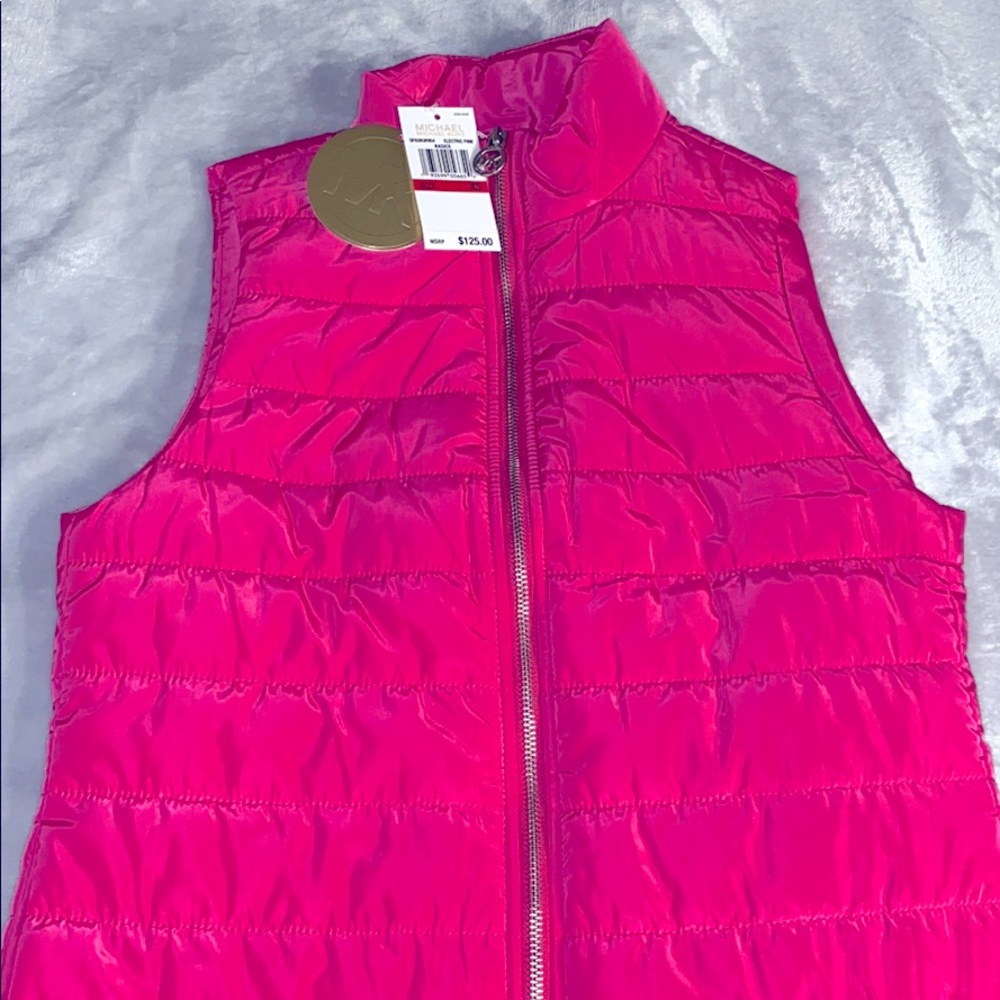 Pink Michael Kors Vest, Never Worn XS